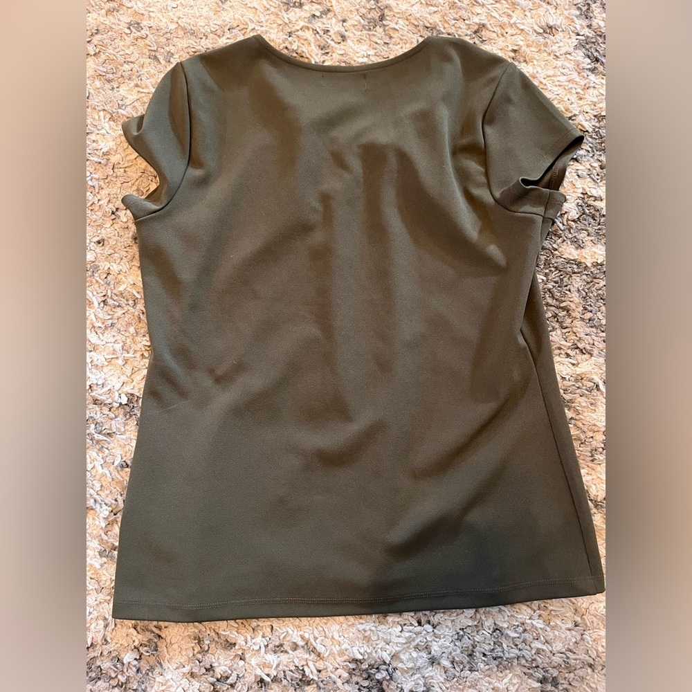 Liz Claiborne career Short Sleeve Top - Picture 4 of 4